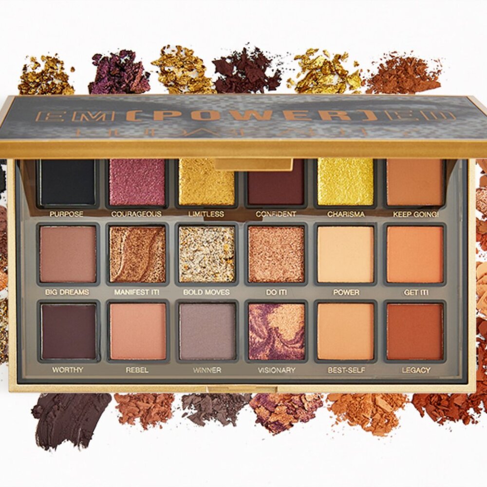 BNIB ✅ HUDA BEAUTY Empowered Eyeshadow Palette EM(POWER)ED ~ Limited Edition - Picture 2 of 15